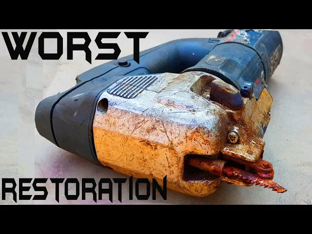 destroyed rusty jigsaw perfect restoration